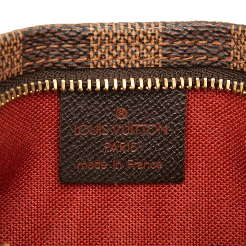 Louis Vuitton Damier Ebene Trousse Pochette Brown Very good condition - Box View