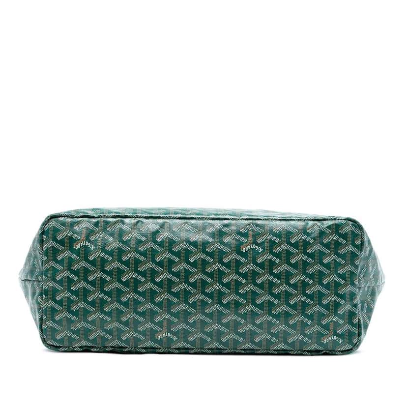 Goyard Goyardine Saint Louis PM Green Canvas Good condition - Inside View