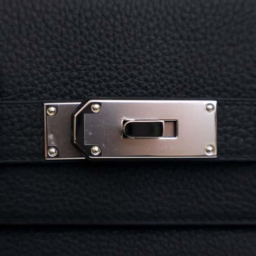 Hermès Togo Kelly Hac A Dos PM Black Leather Good condition - Model View
