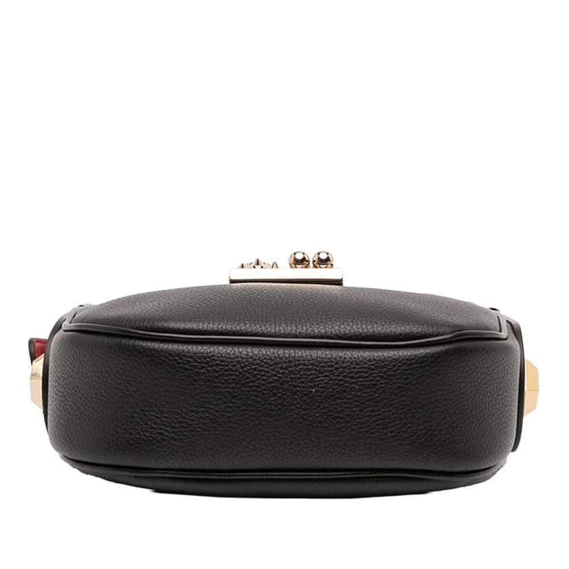 Christian Louboutin Mini Leather Carasky Crossbody Black Leather Very good condition - Inside View
