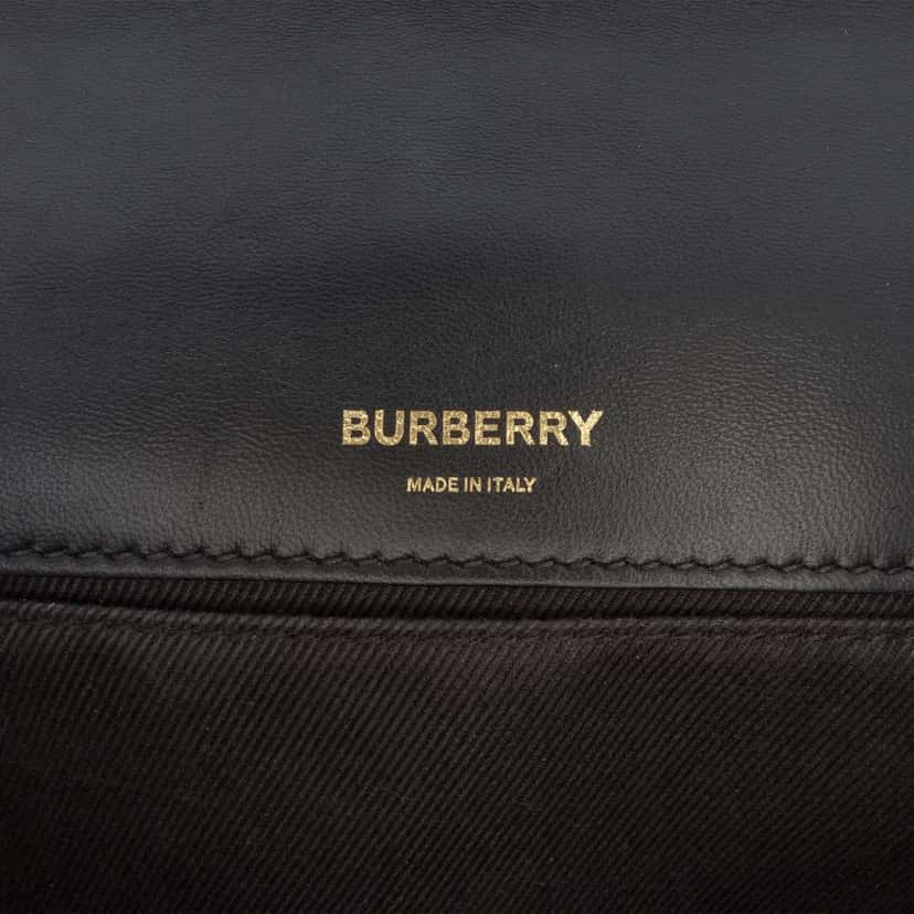Burberry Small Quilted Lambskin Lola Crossbody Black Leather Good condition - Box View