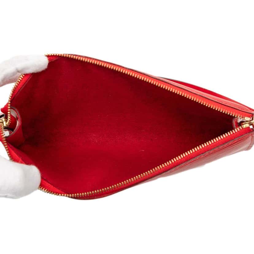 Louis Vuitton Epi Pochette Accessoires Red Leather Good condition - Model View
