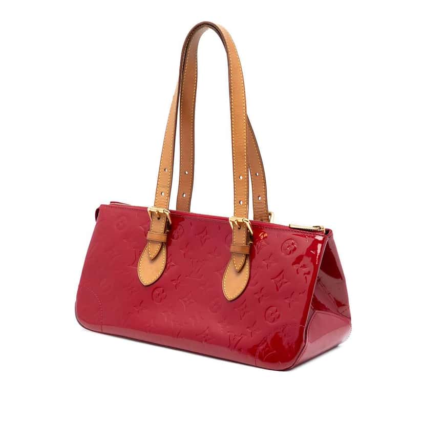 Louis Vuitton Monogram Vernis Rosewood Avenue Red Leather Good condition - Back View