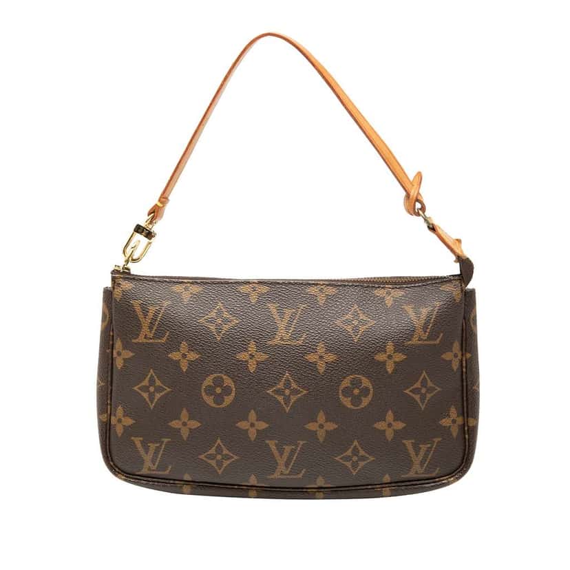 Louis Vuitton Monogram Pochette Accessoires Brown Good condition - Front View