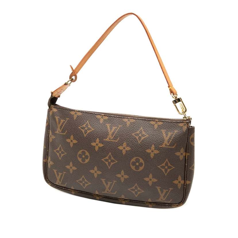 Louis Vuitton Monogram Pochette Accessoires Brown Good condition - Back View