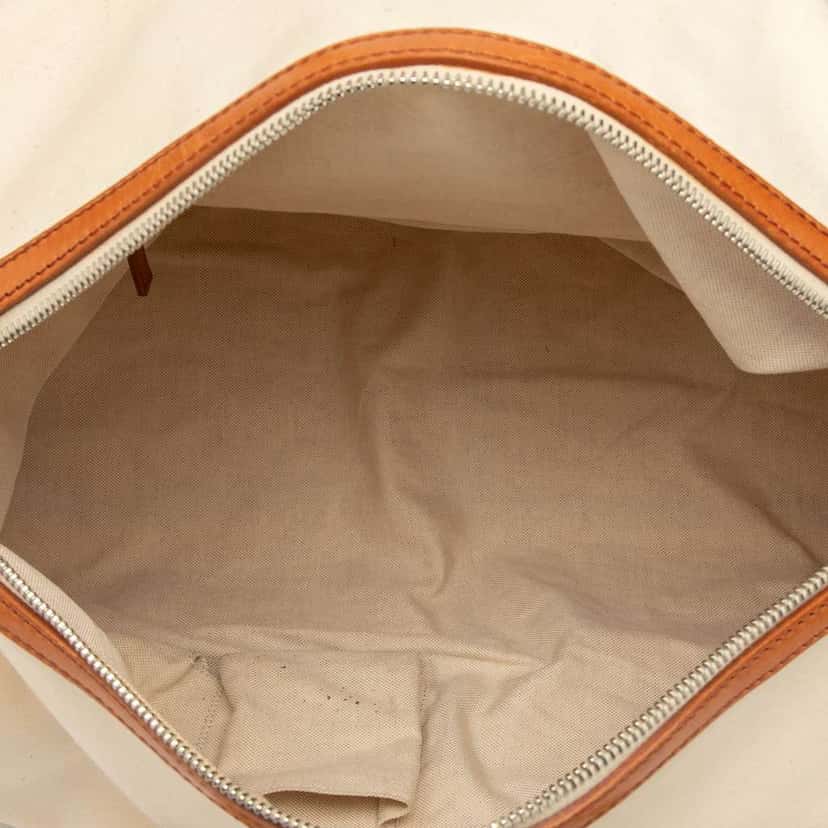 Gucci Canvas Web Duffle Bag Brown Canvas Good condition - Model View