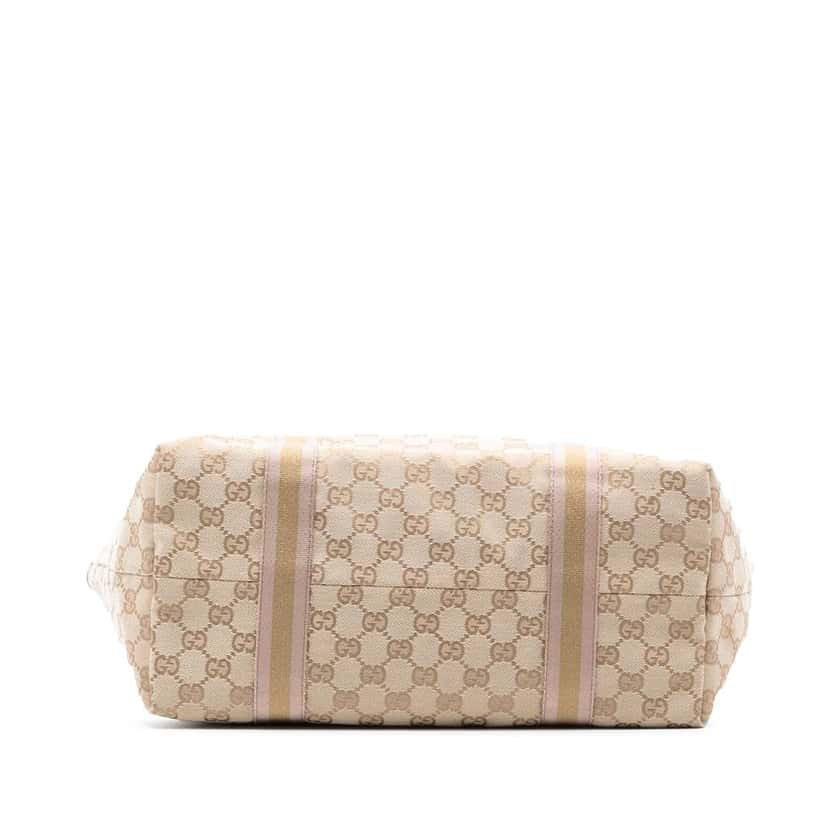 Gucci GG Canvas Jolicoeur Tote Brown Canvas Good condition - Inside View
