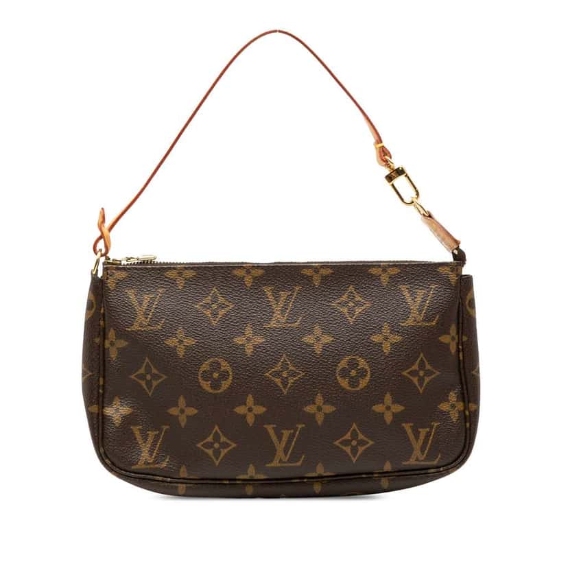 Louis Vuitton Monogram Pochette Accessoires Brown Good condition - Front View
