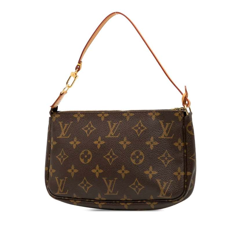 Louis Vuitton Monogram Pochette Accessoires Brown Good condition - Back View