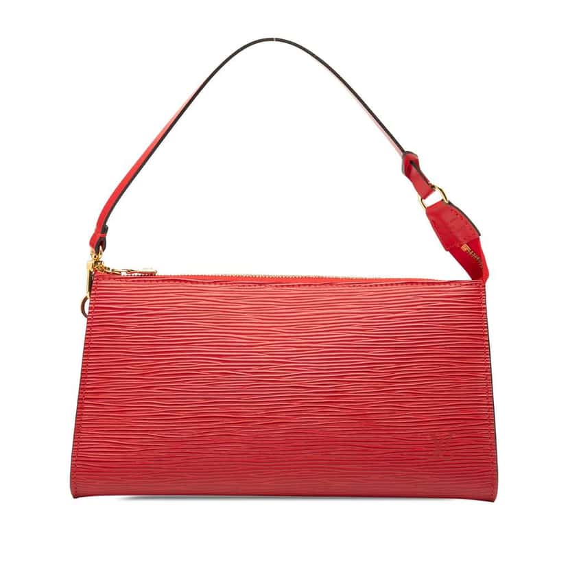 Louis Vuitton Epi Pochette Accessoires Red Leather Good condition - Front View