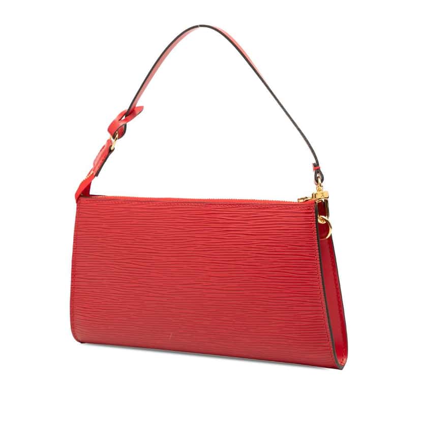 Louis Vuitton Epi Pochette Accessoires Red Leather Good condition - Back View