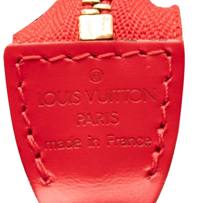 Louis Vuitton Epi Pochette Accessoires Red Leather Good condition - Box View