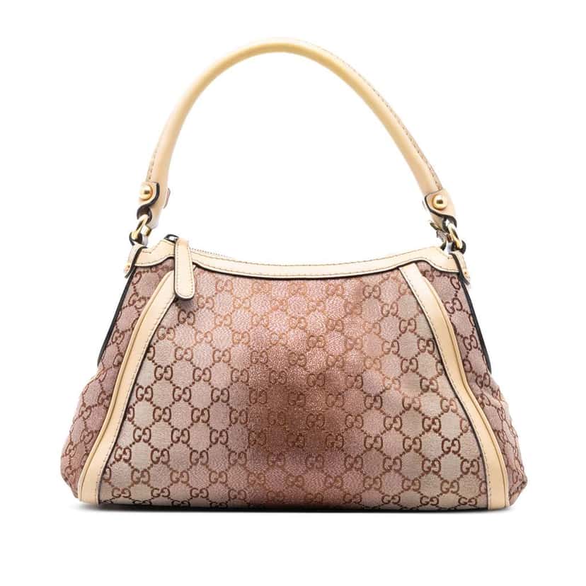 Gucci GG Lurex Scarlett Handbag Brown Canvas Good condition - Front View