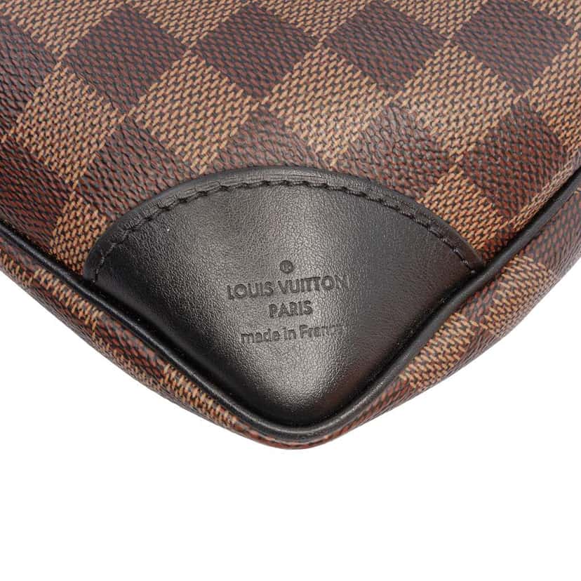 Louis Vuitton Damier Ebene Odeon MM Brown Very good condition - Box View