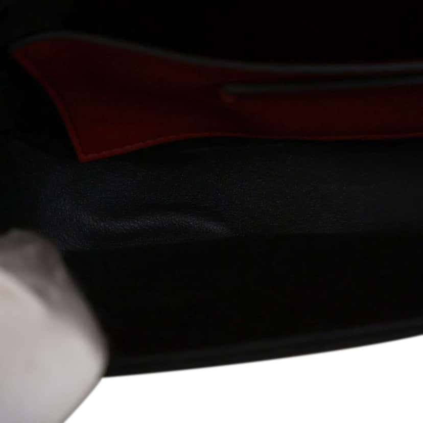 Valentino Small Leather Supervee Crossbody Black Leather Good condition - Box View