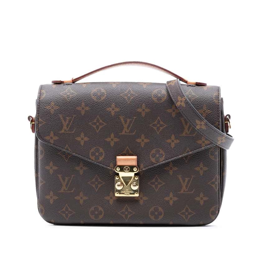 Louis Vuitton Monogram Pochette Metis Brown Good condition - Front View