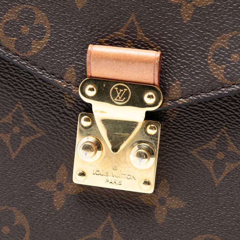 Louis Vuitton Monogram Pochette Metis Brown Good condition - Box View