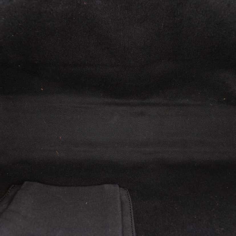 Dolce & Gabbana Leopard Printed Denim Flap Crossbody Green Denim Good condition - Model View