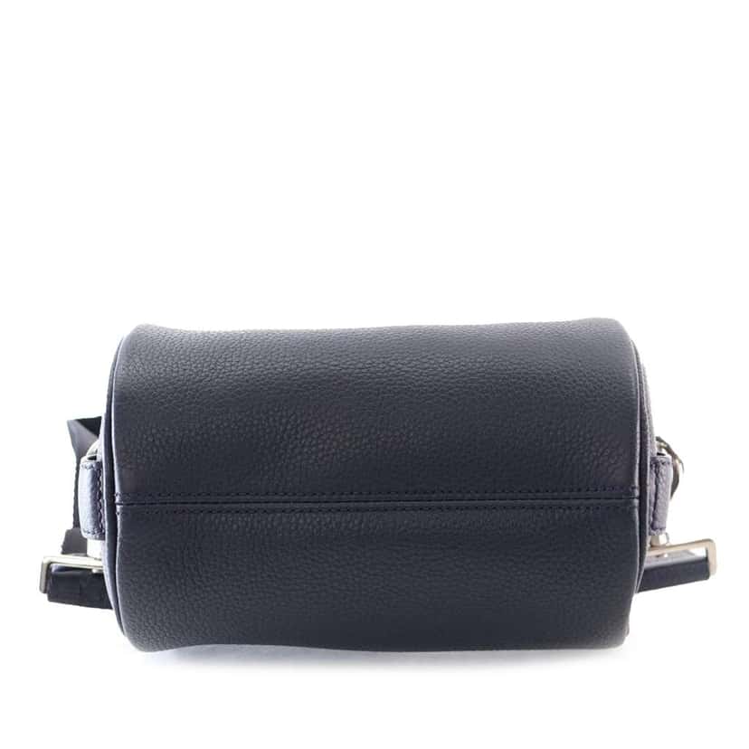Dior Grained Calfskin Roller Messenger Bag Blue Leather Good condition - Inside View