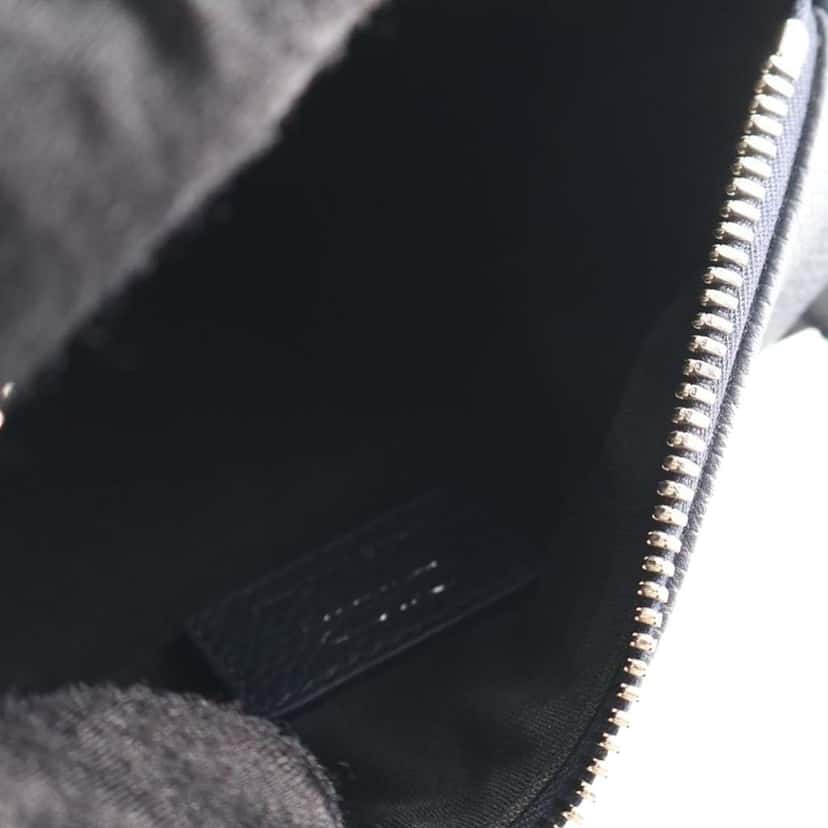 Dior Grained Calfskin Roller Messenger Bag Blue Leather Good condition - Box View