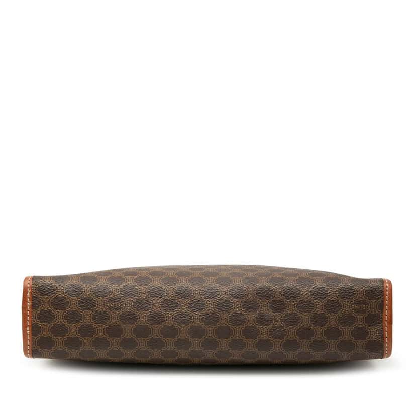 Celine Macadam Coated Canvas Clutch Brown Canvas Good condition - Inside View