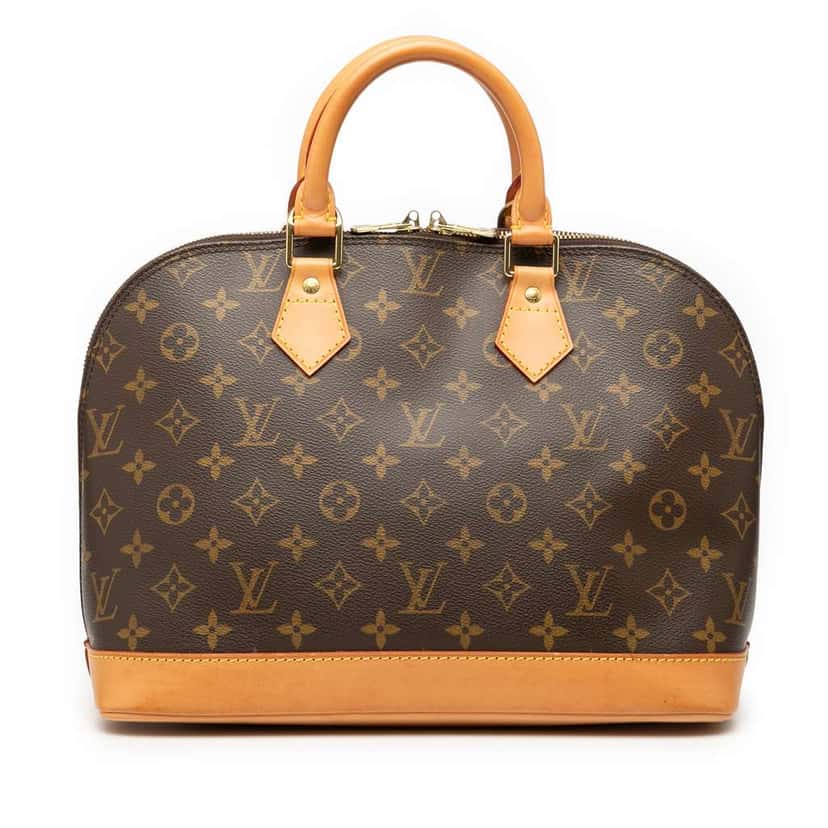Louis Vuitton Monogram Alma PM Brown Good condition - Front View