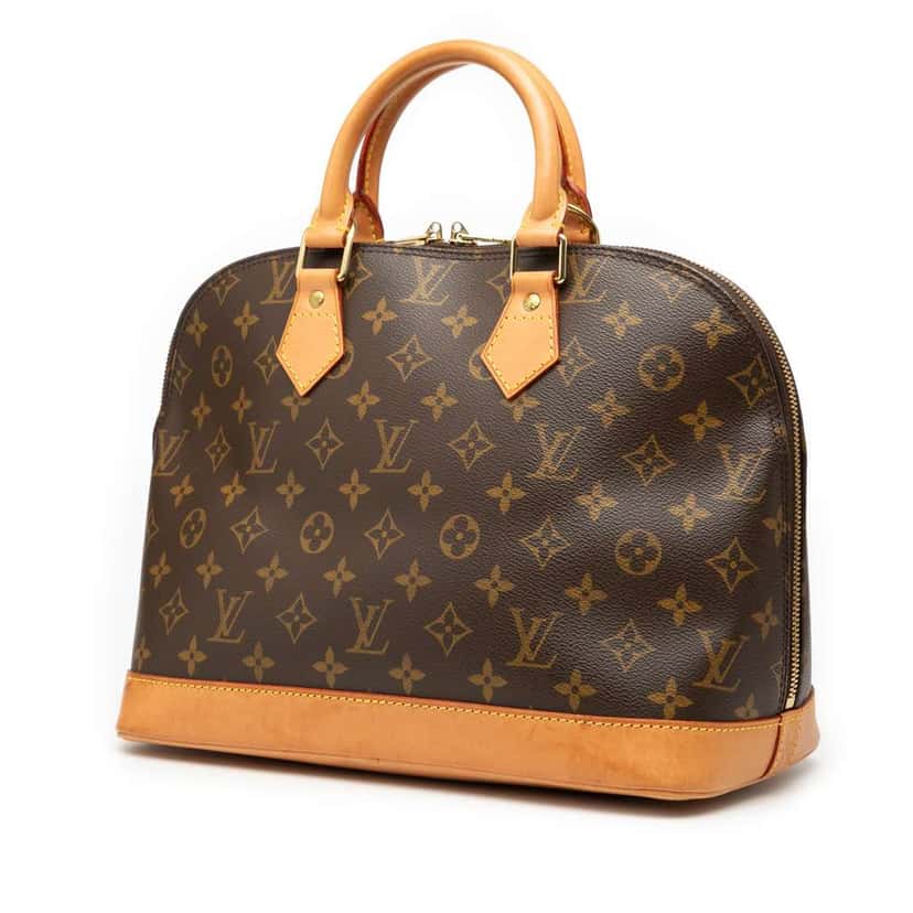 Louis Vuitton Monogram Alma PM Brown Good condition - Back View