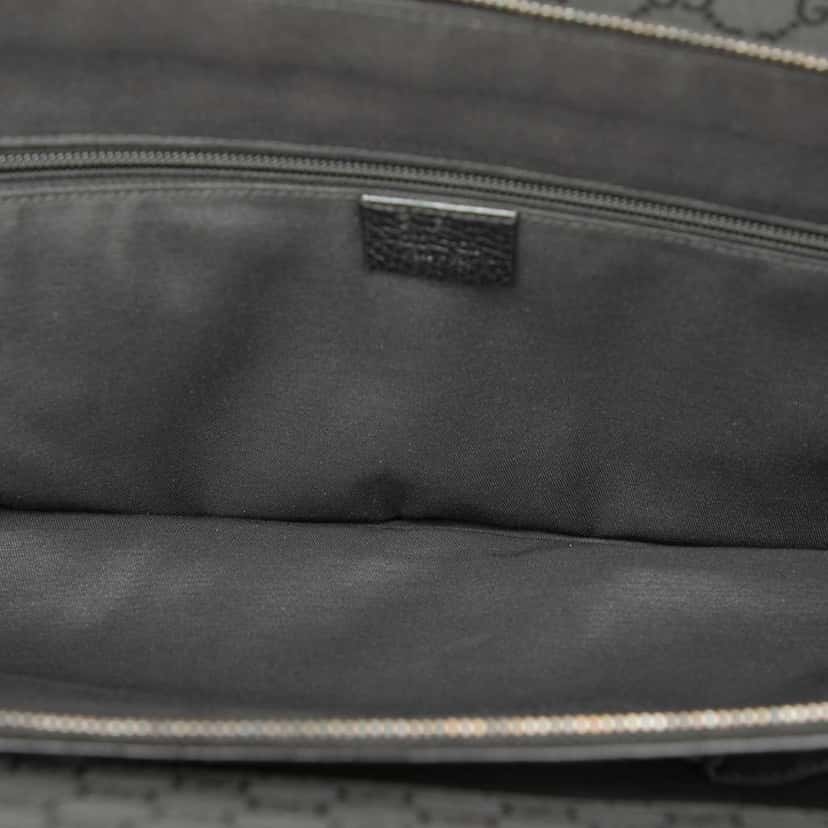 Gucci GG Nylon Executive Business Bag Black Good condition - Model View