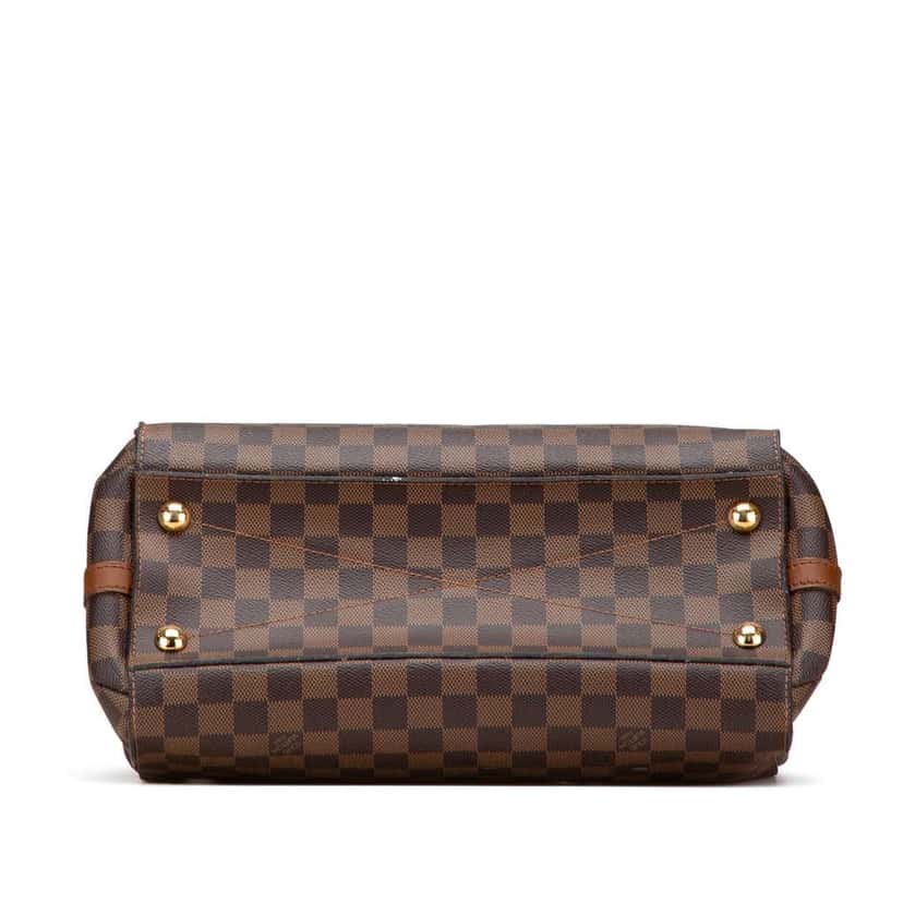 Louis Vuitton Damier Ebene Greenwich PM Brown Good condition - Inside View