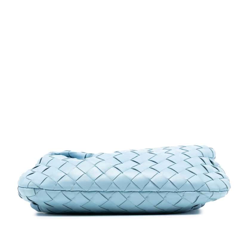 Bottega Veneta Mini Nappa Intrecciato Jodie Blue Leather Good condition - Inside View