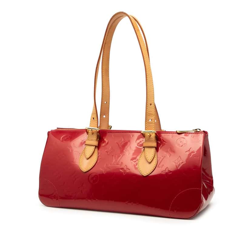 Louis Vuitton Monogram Vernis Rosewood Avenue Red Leather Very good condition - Back View