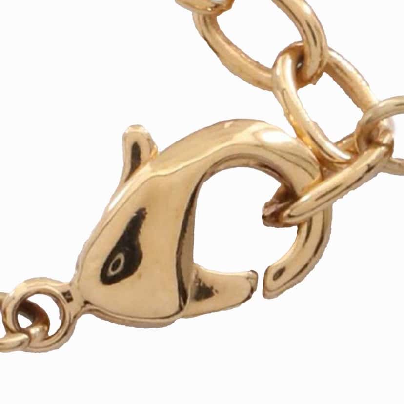 Louis Vuitton Gold Plated My LV Pearl Necklace Gold Metal Good condition - Box View