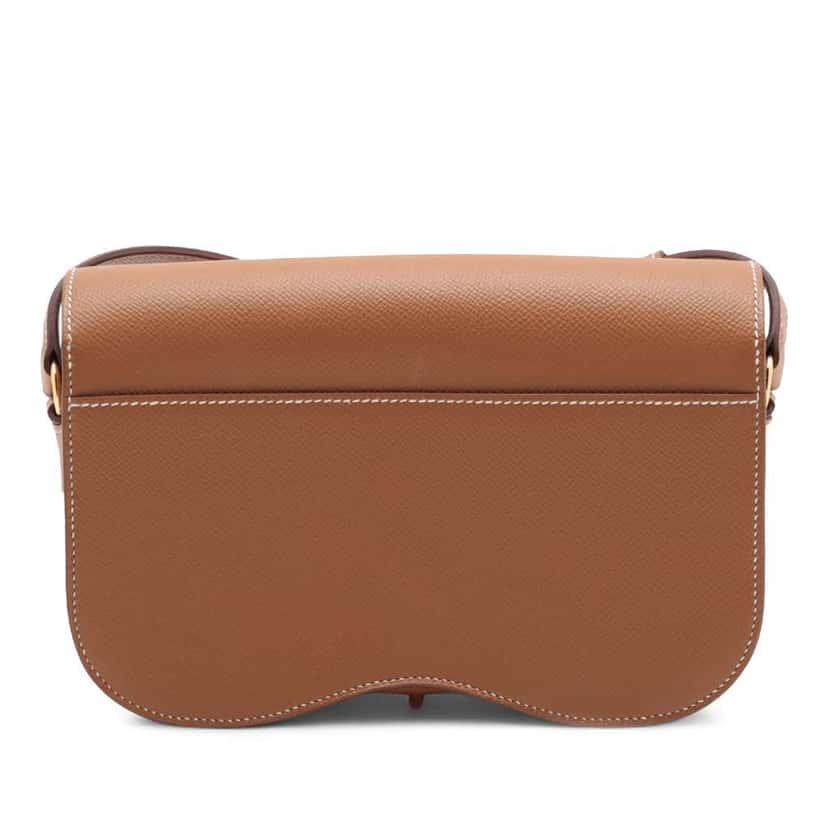 Hermès Epsom Della Cavalleria Elan Brown Leather Good condition - Back View