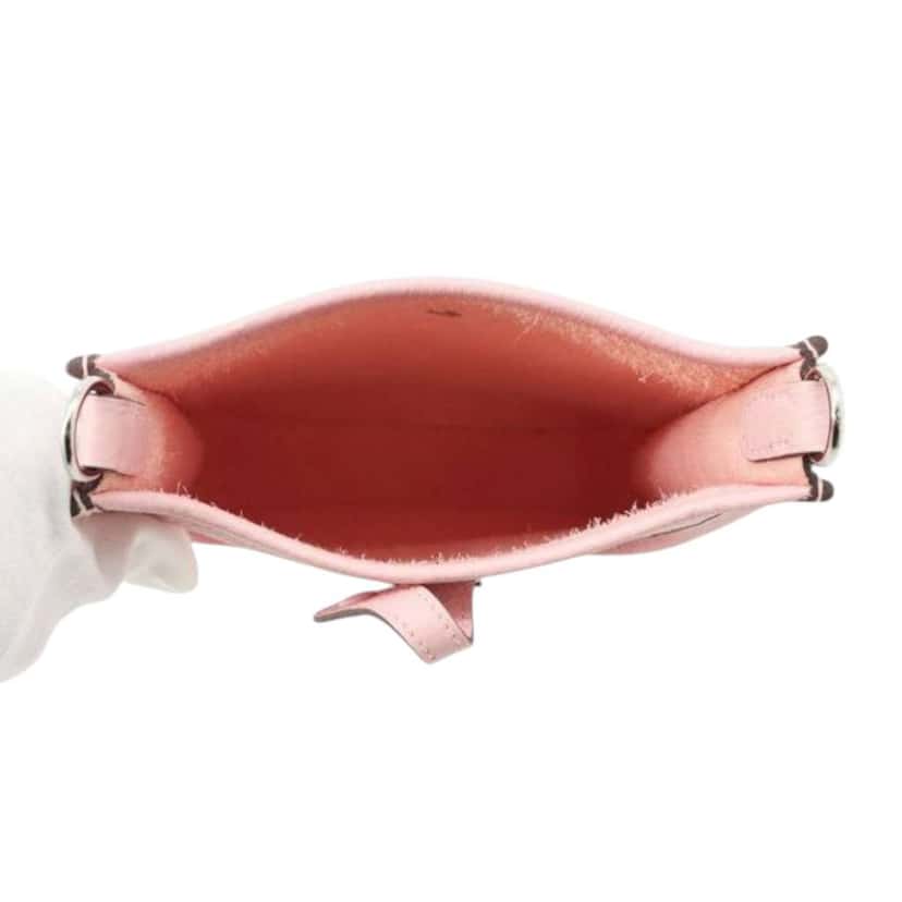 Hermès Taurillon Clemence Evelyne TPM Pink Leather Good condition - Model View