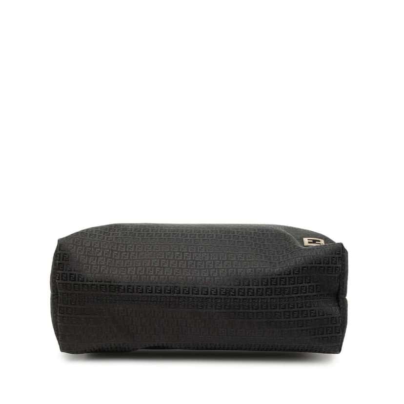 Fendi Micro Zucchino Canvas Tote Black Canvas Very good condition - Inside View