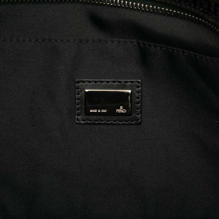 Fendi Micro Zucchino Canvas Tote Black Canvas Very good condition - Box View