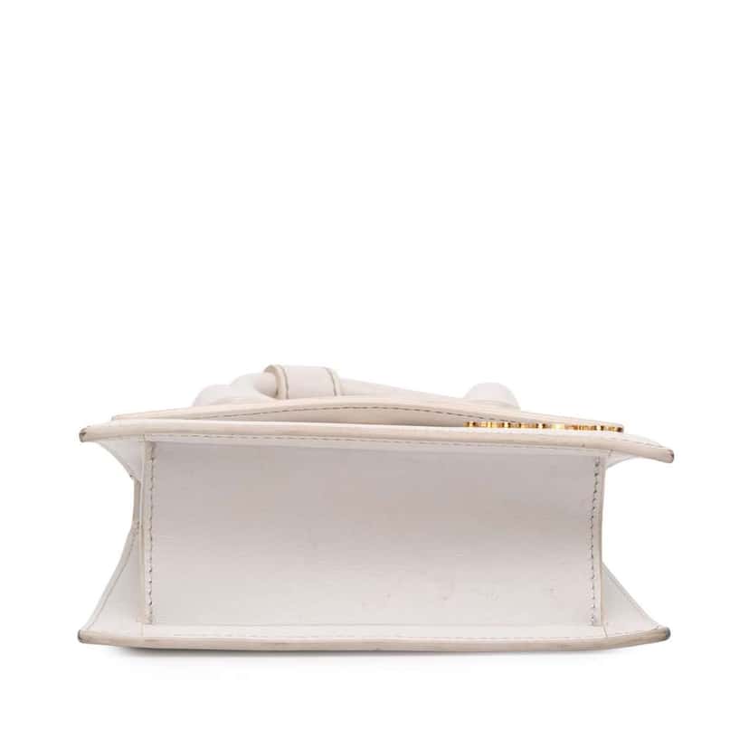 Jacquemus Le Chiquito Noeud White Leather Very good condition - Inside View