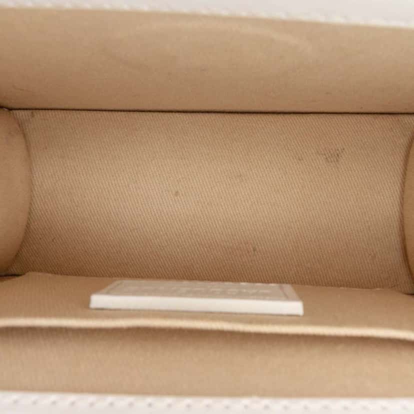 Jacquemus Le Chiquito Noeud White Leather Very good condition - Model View