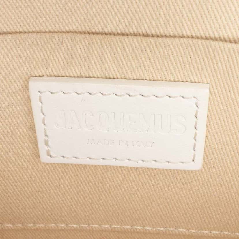 Jacquemus Le Chiquito Noeud White Leather Very good condition - Box View