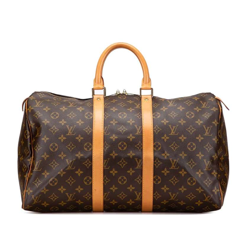 Louis Vuitton Monogram Keepall 45 Brown Good condition - Front View
