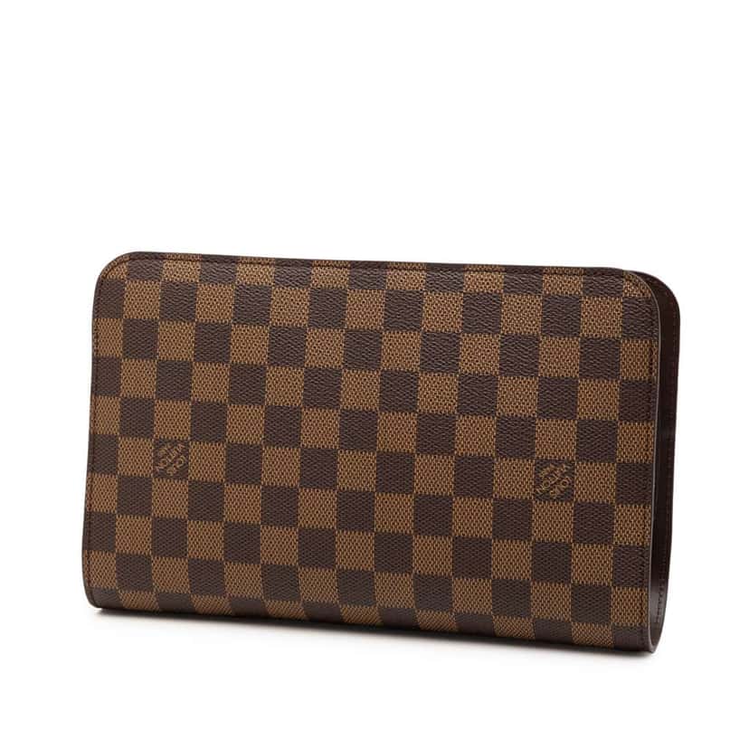 Louis Vuitton Damier Ebene Saint Louis Pochette Brown Good condition - Back View