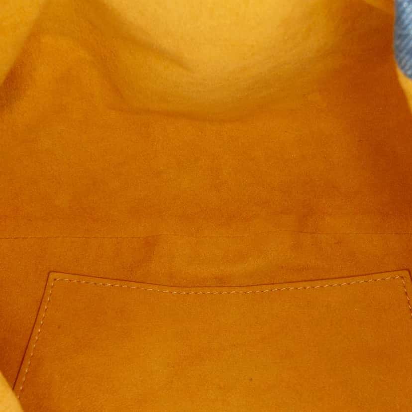 Louis Vuitton Monogram Denim Pleaty Blue Denim Good condition - Model View