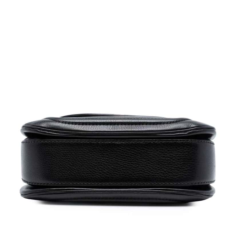 Gucci Medium Leather New Bamboo Satchel Black Leather Good condition - Inside View