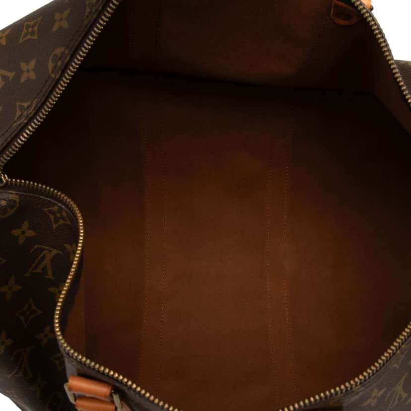 Louis Vuitton Monogram Keepall 50 Brown Good condition - Model View