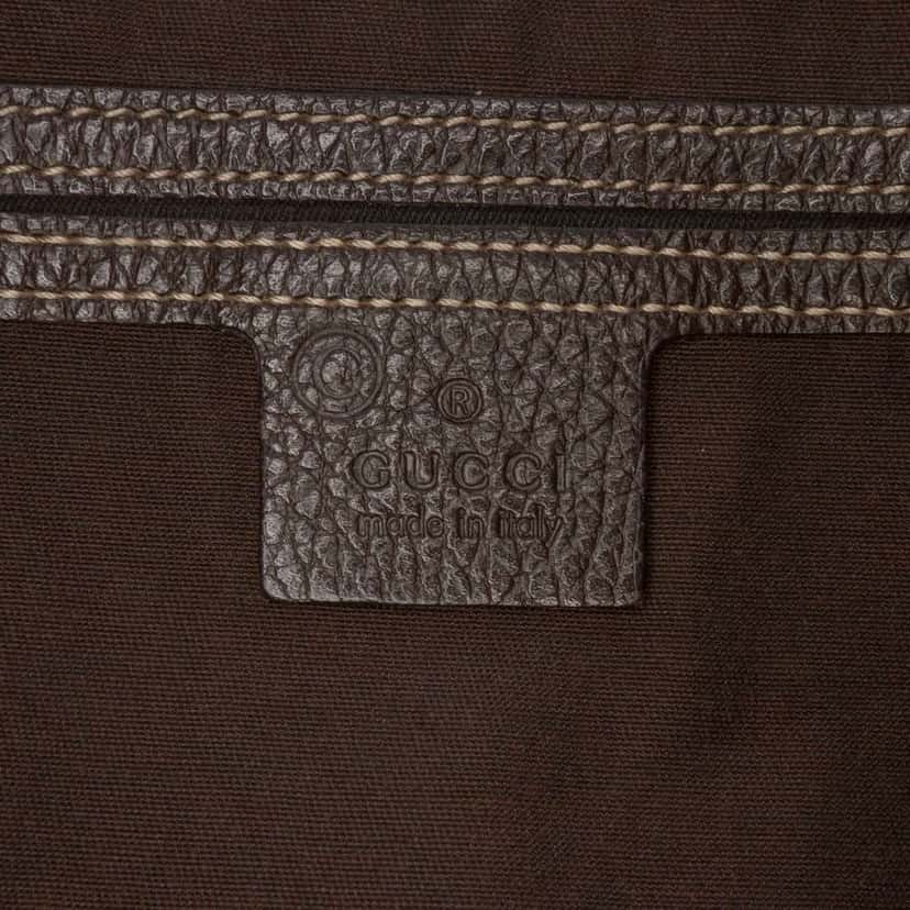 Gucci GG Crystal Abbey D Ring Crossbody Brown Canvas Good condition - Box View