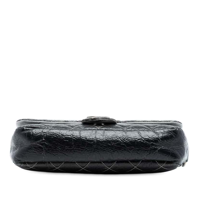 Chanel Small CC Quilted Vinyl Melrose Degrade Flap Grey Good condition - Inside View