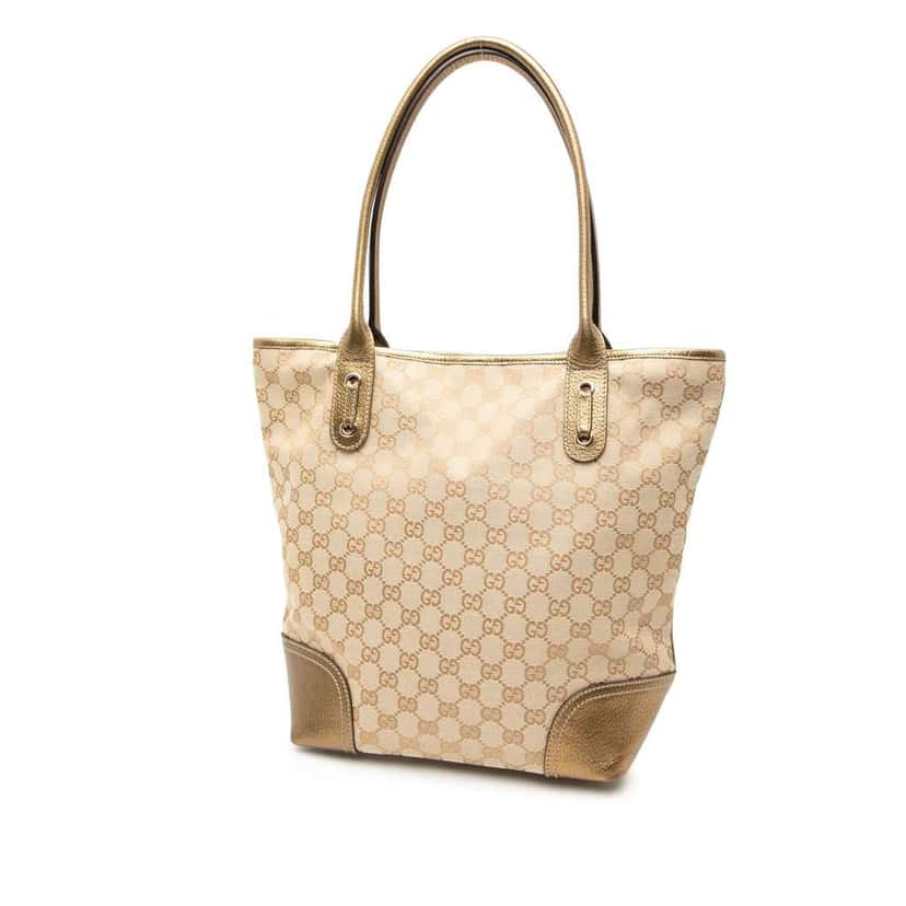 Gucci GG Canvas Princy Tote Brown Canvas Very good condition - Back View