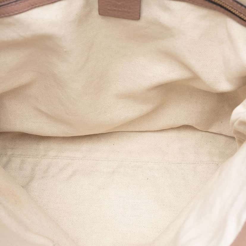 Gucci Tall Leather Bamboo Shopper Tote Pink Leather Very good condition - Model View