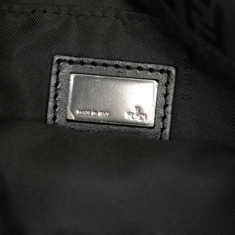 Fendi Zucchino Canvas Crossbody Black Canvas Very good condition - Box View