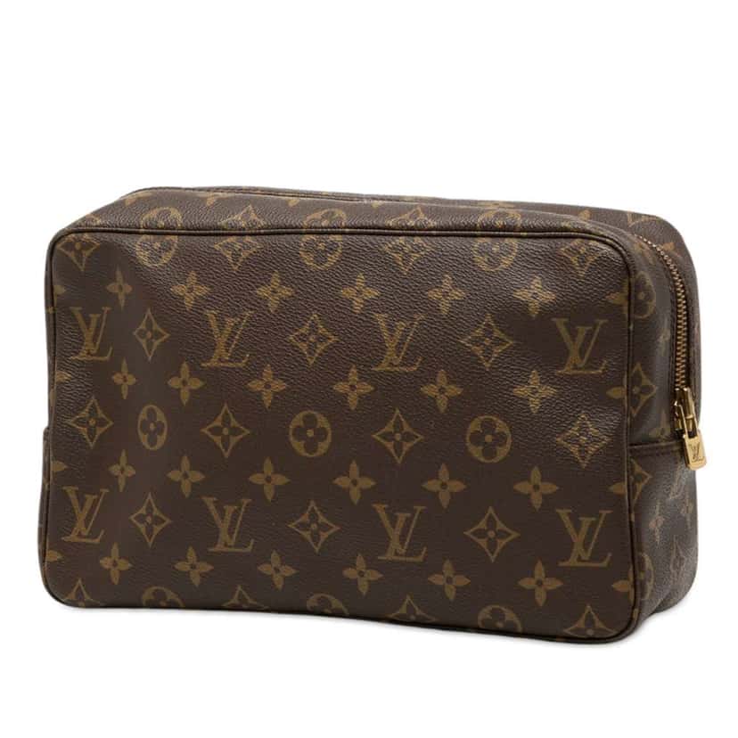 Louis Vuitton Monogram Trousse Toilette 28 Brown Good condition - Back View
